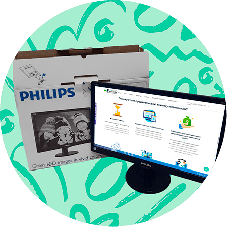 Продать бу монитор Philips в Минске дорого цена